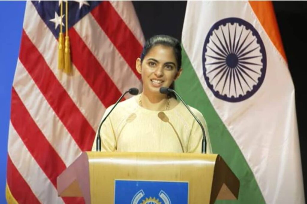At Mental Health Day Event, Isha Ambani Says Dhirubhai Ambani International School Built to be ‘A Happy Place’