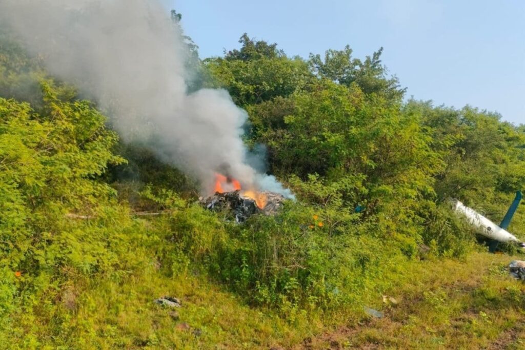Helicopter Crashes In Maharashtra's Pune, All Three Onboard Dead