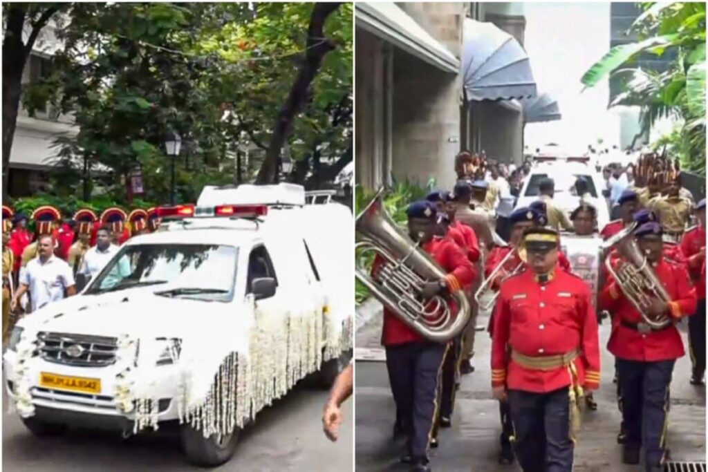 Sea Of Mourners Gather For Ratan Tata's Prayer Meet In Mumbai, Final Journey To Begin At 4 PM