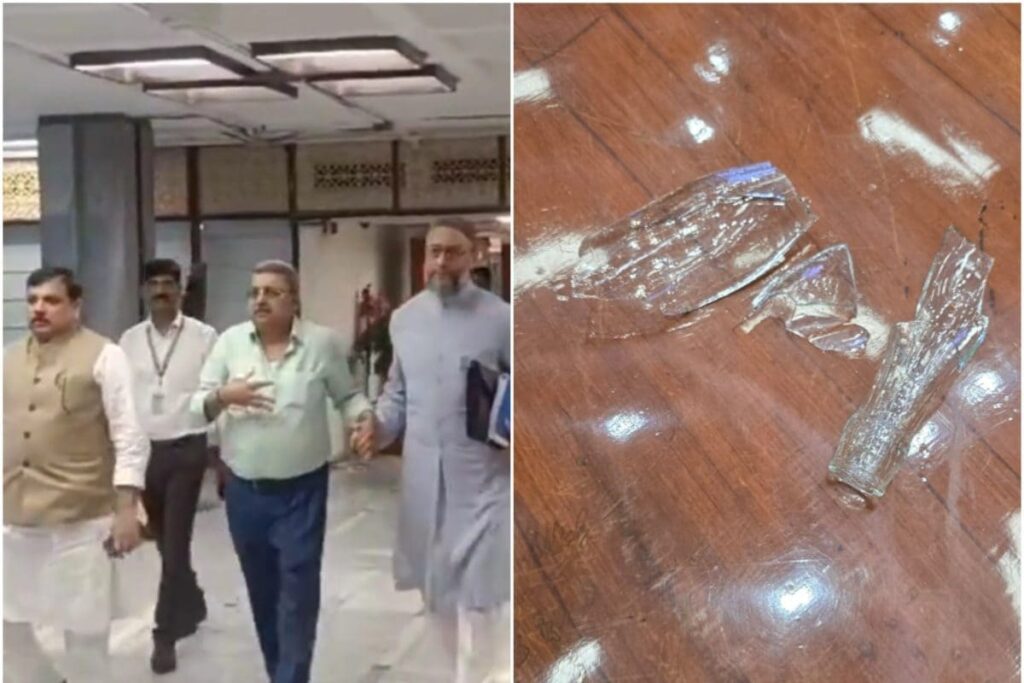 Trinamool MP Kalyan Banerjee Smashes Glass Bottle During Argument With BJP's Abhijit Ganguly, Injures Himself
