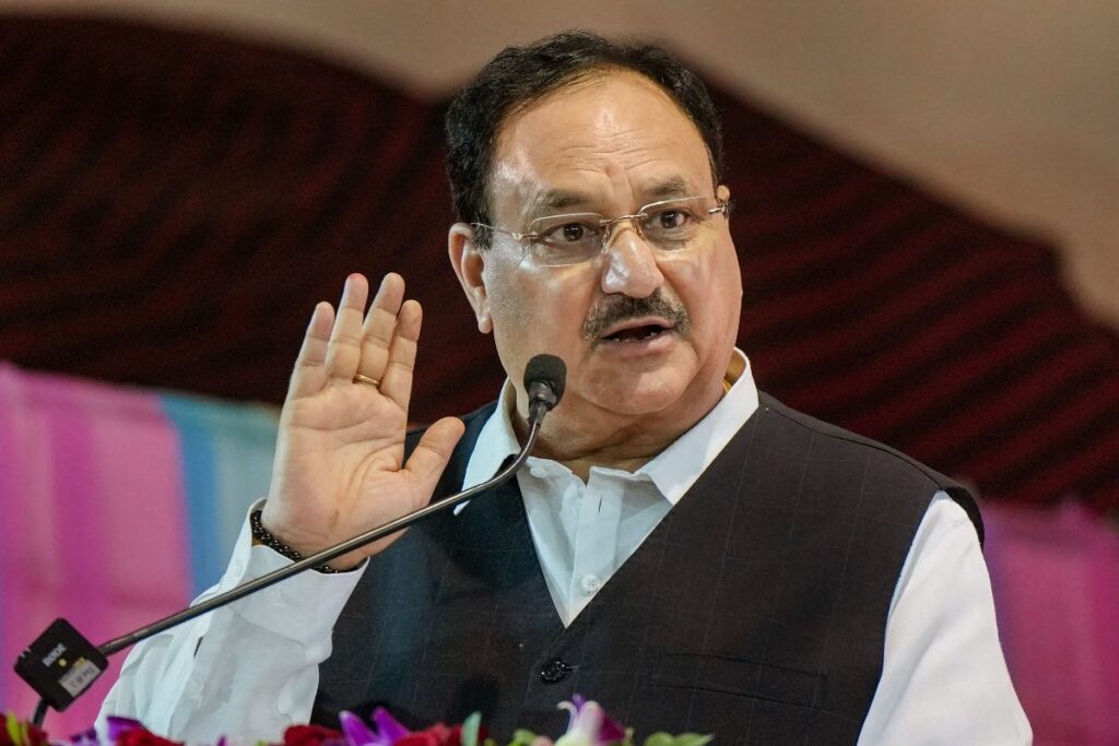 'Elections Setbacks Made Congress Ideologically Bankrupt': BJP Chief JP Nadda Slams Kharge On His 'Terrorists' Dig