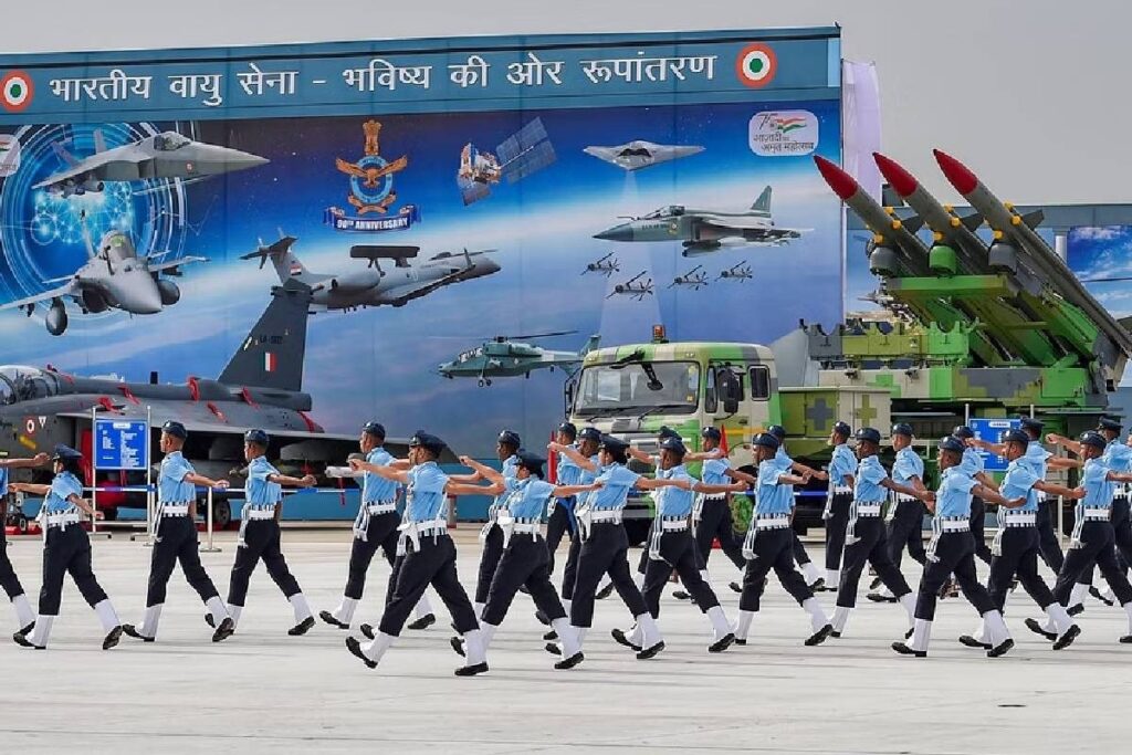 IAF Anniversary Parade: Three Personnel Faint Amid Celebrations, Swift Response Ensures Safety