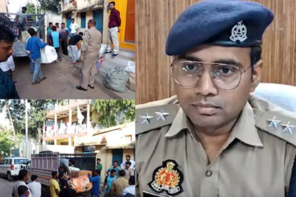 Police Raid Cosmetics Shop Near Sonbhadra Temple; What They Recovered Had Nothing To Do With Make-Up