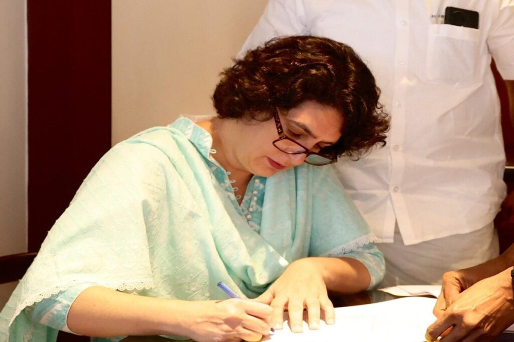 Priyanka Gandhi To File Nomination Papers For Wayanad By-Poll, Sonia-Rahul To Join In