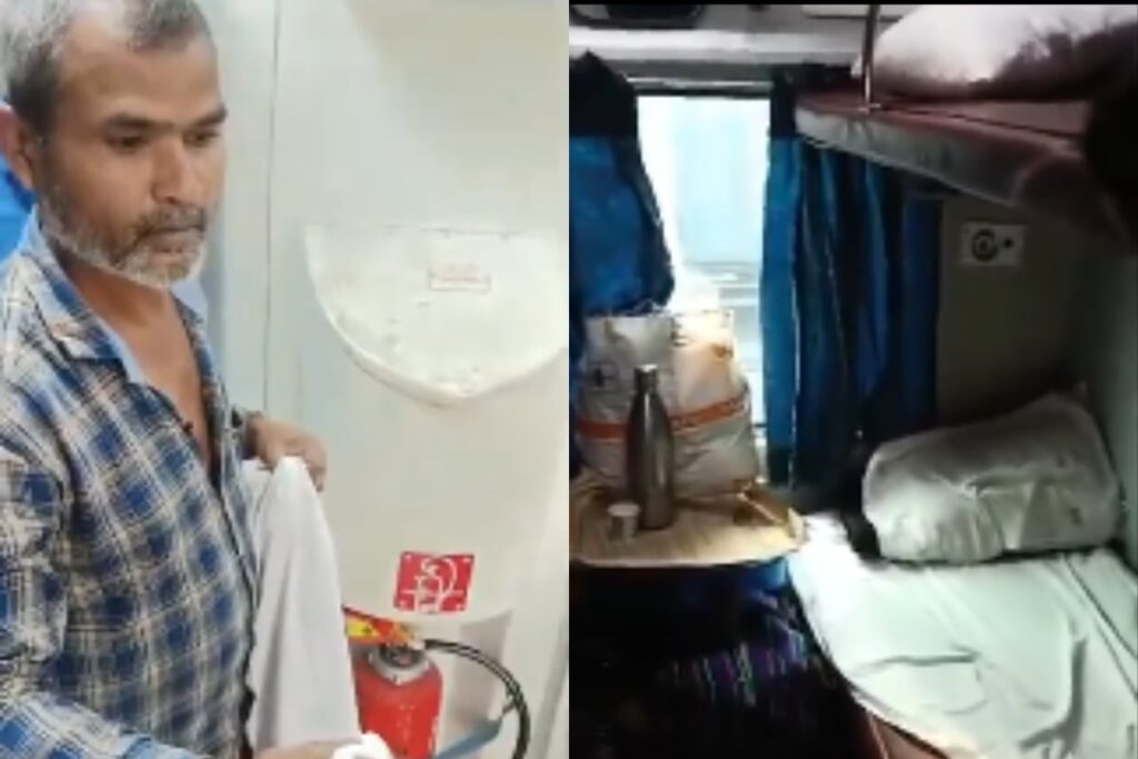 Venomous Snake Found Hiding Behind Curtain In 2AC Coach of Goa-Bound Train