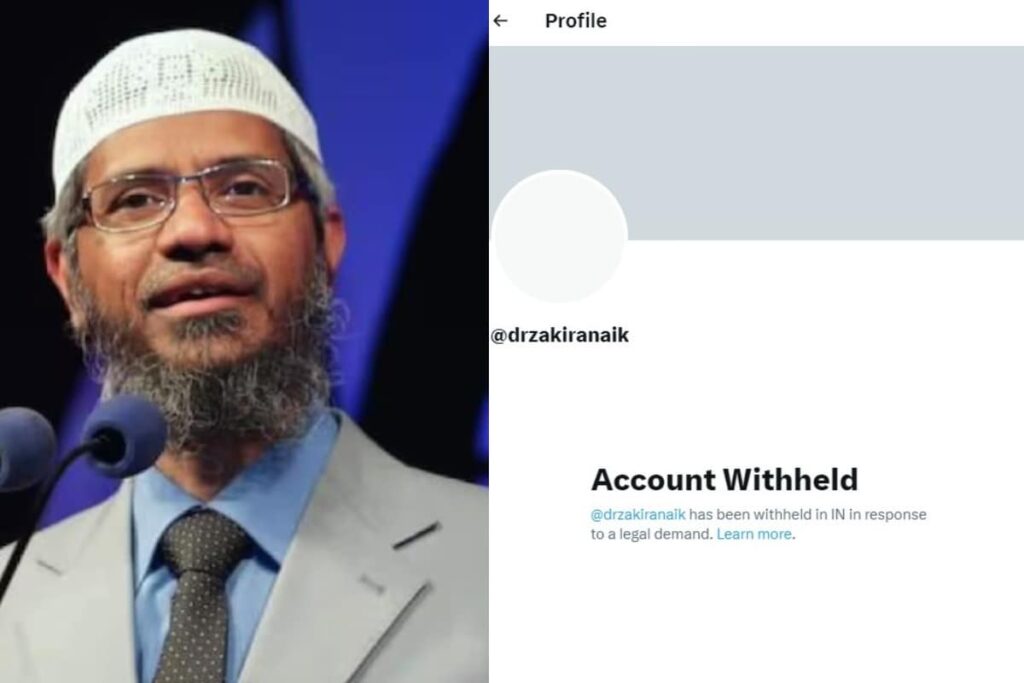 Controversial Islamic Preacher Zakir Naik's 'X' Account Withheld In India