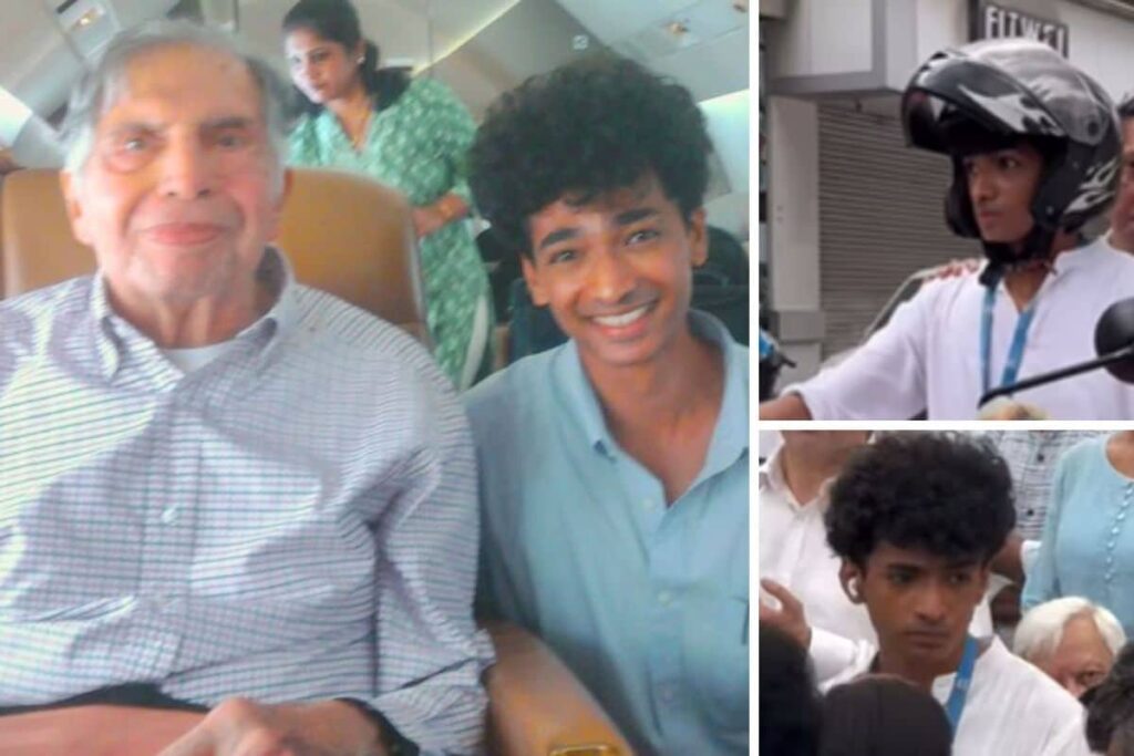 Ratan Tata’s Assistant Shantanu Naidu Ahead Of Ambulance On Bike, Among Visitors At NCPA