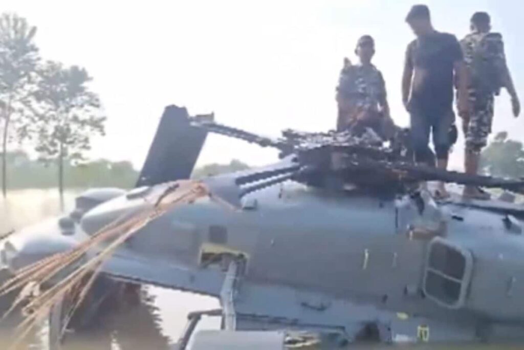 IAF Helicopter Makes Emergency Landing in Bihar's Muzaffarpur, All Occupants Safe