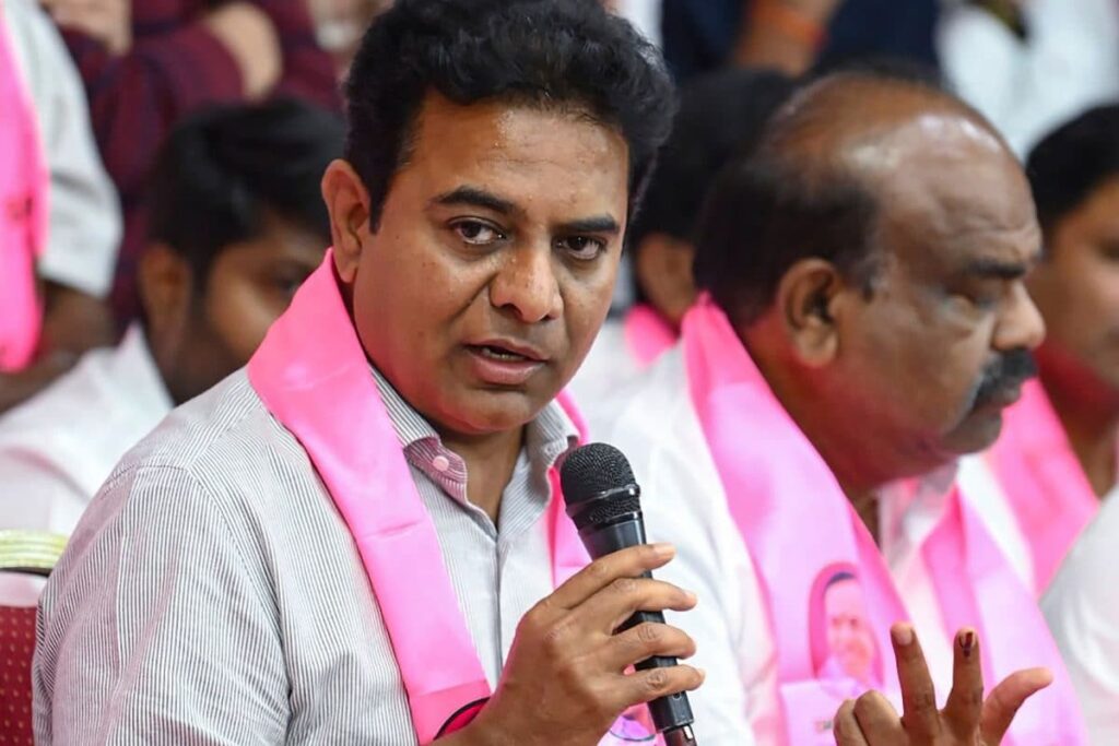Police Raid BRS Leader KT Rama Rao's Relative's Farmhouse
