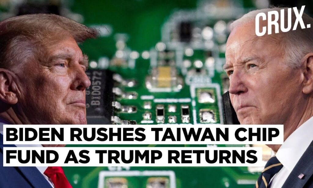 Biden Finalises $6.6b CHIPS Award For TSMC As Trump Threatens Tariffs, China Warns US On Lai Transit