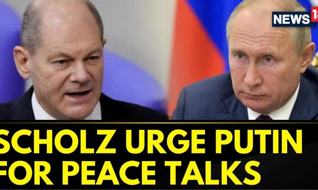 Russia Ukraine News | German Leader Scholz Urge Russian President To Engange In Peace Talks | News18