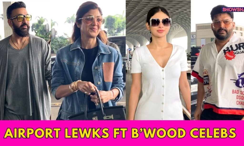 Shilpa Shetty-Raj Kundra, Kapil Sharma & Mouni Roy Spotted At Mumbai Airport Before Jetting Off