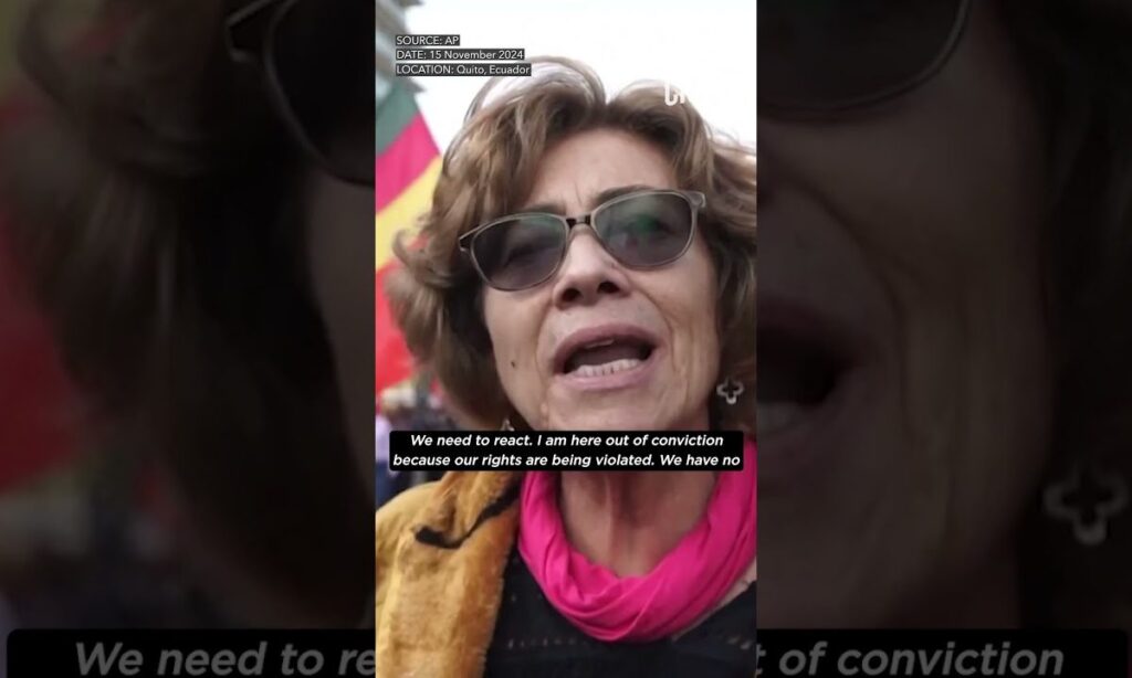 “Out!” Ecuador Protests Against Noboa Over Blackouts, Crime, and Economic Crisis | Quito Protest