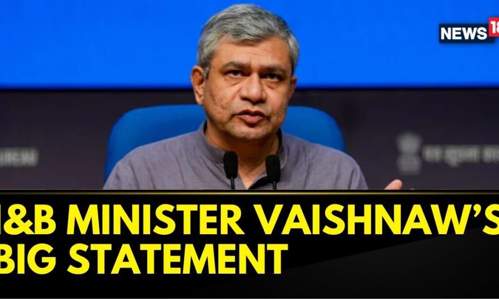Big Tech Should Compensate Traditional Media For Its Content: I&B Minister Ashwini Vaishnaw