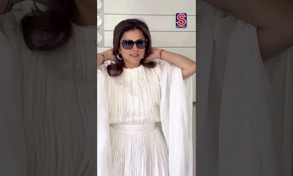 Ridhi Dogra Flaunts Her White Dress For Paps During Her Film Promotions | N18S | #shortvideo