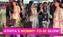 Soon-To-Be Mom Athiya Shetty Spotted Jetting Off From Mumbai, Glowing In Pregnancy Bliss | Watch