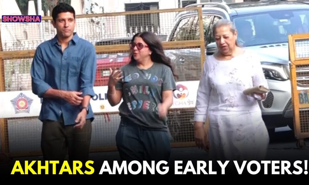 Maharashtra Assembly Elections: Farhan Akhtar, Zoya Akhtar Arrive Early To Cast Their Votes | WATCH