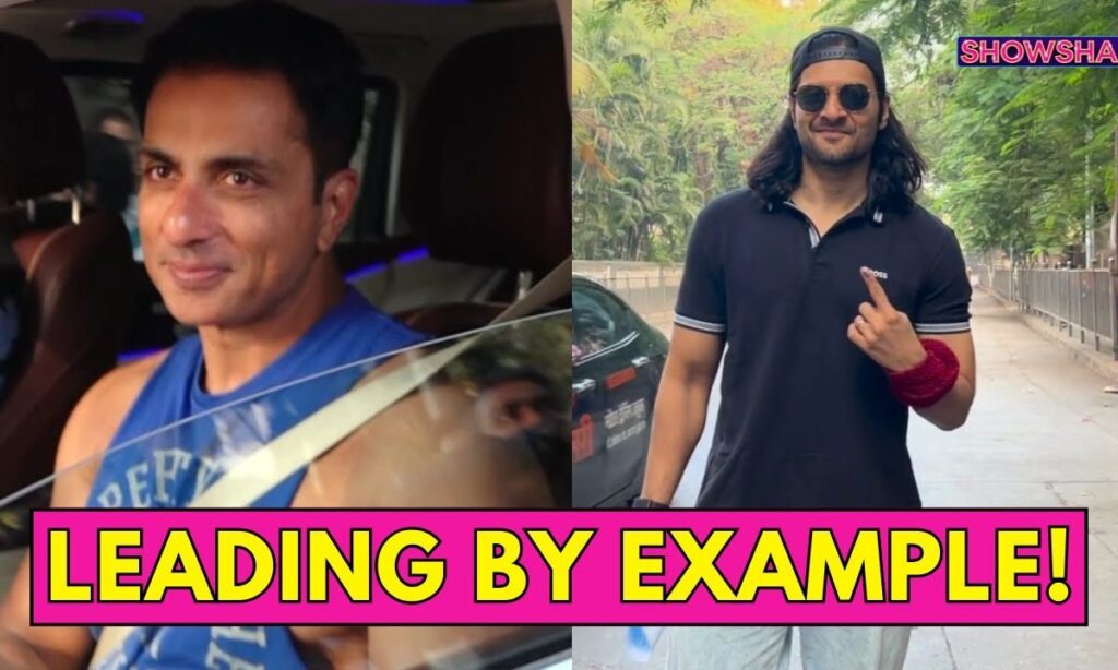 Sonu Sood Makes Appeal To Mumbai Voters, Ali Fazal Proudly Flaunts His Inked Finger After Voting