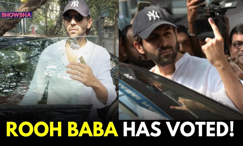 Kartik Aaryan Arrives At A Polling Station In Mumbai To Cast His Vote | WATCH