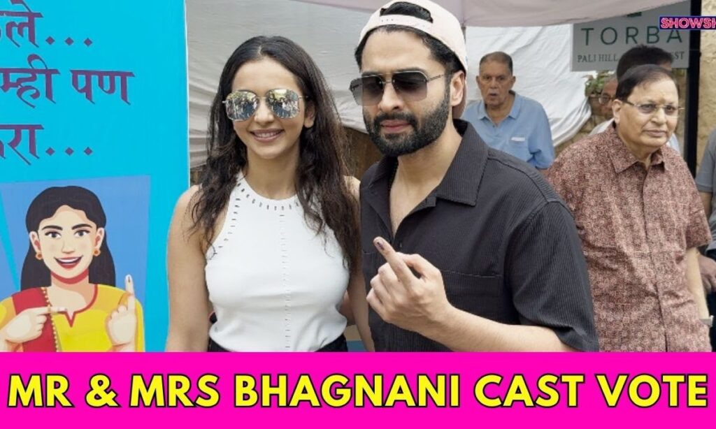 Rakul Preet Singh & Jackky Bhagnani Step Out To Vote, Urge Youth To Fulfil Civic Duty