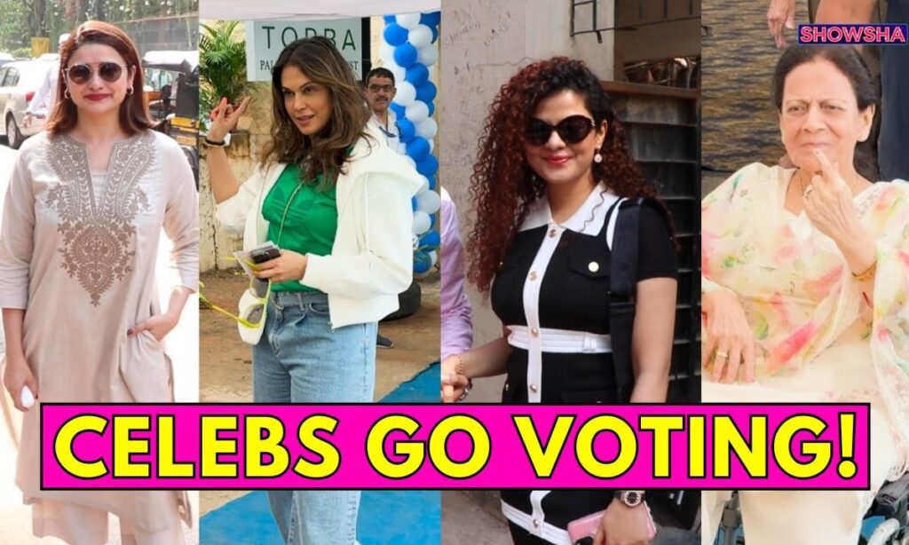 Prachi Desai, Isha Kopikkar, Palak Muchhal & Amir Khan’s Mother Arrive To Cast Their Vote | WATCH