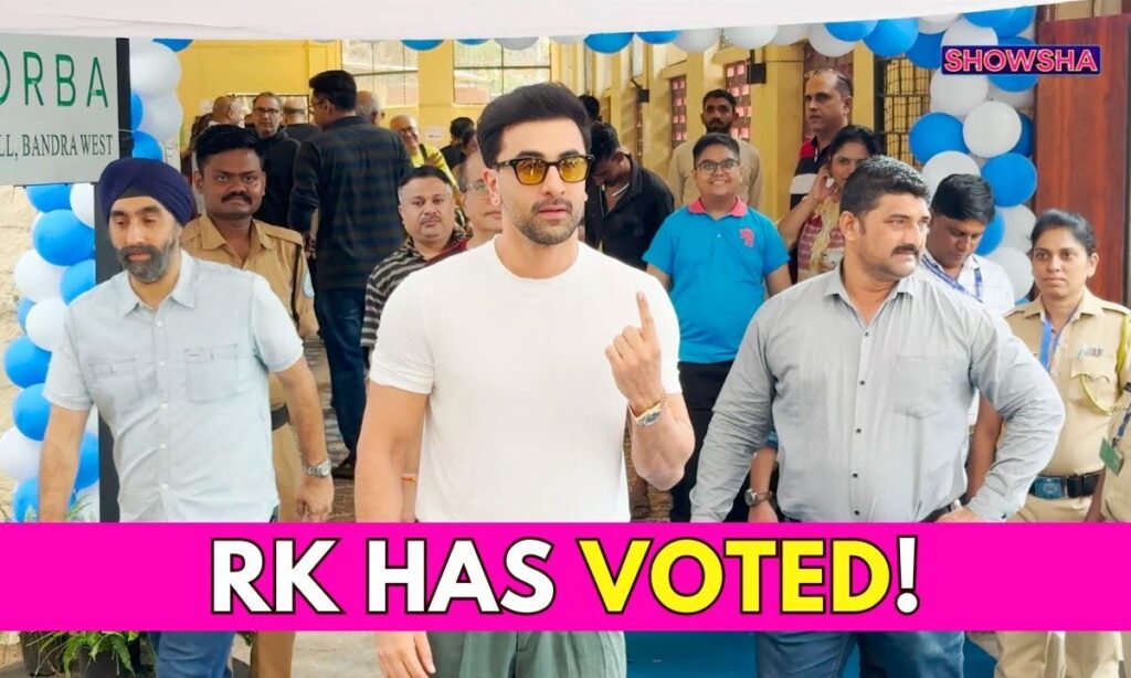 Raha's Dad Ranbir Kapoor Makes Sure He Secures Her Future By VOTING For The Right Person | WATCH