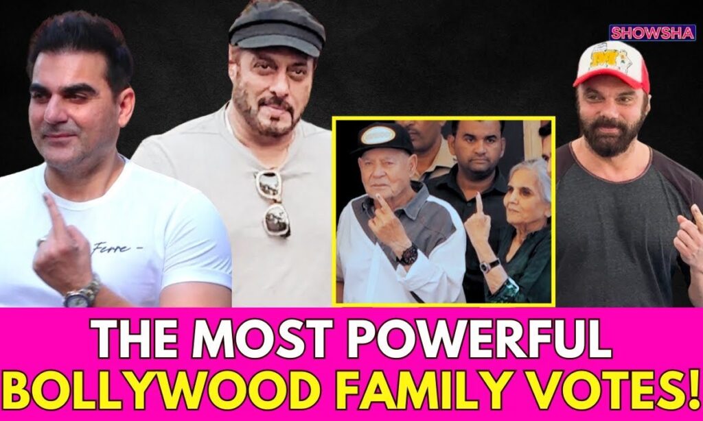 The Khan Family Proves That No One Is Too Busy Or Important To Fulfill Their Civic Duty | Salman