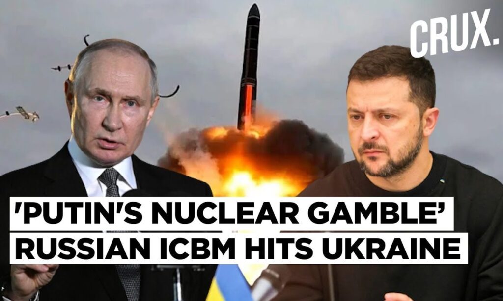 Russia Fires First ICBM At Ukraine After 'New Weapon' Threat, Zelensky Slams 'Crazy Putin'