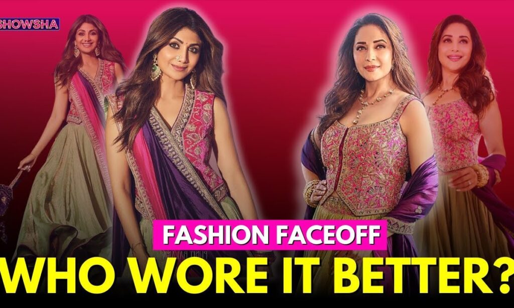 Madhuri Dixit & Shilpa Shetty Serve The Best Star Twinning Moment In A Lehenga: Who Wore It Better?
