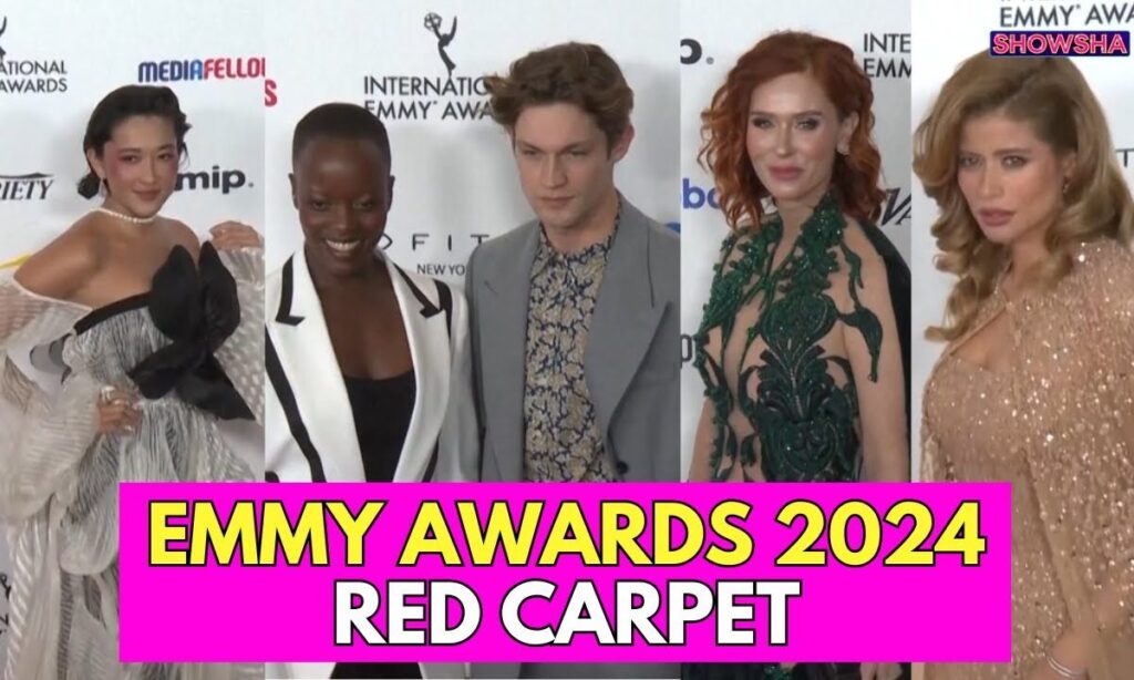 Isadora Cruz, Adriana Barraza, Damian Hardung, Audrey Fleurot Grace International Emmy Awards 2024