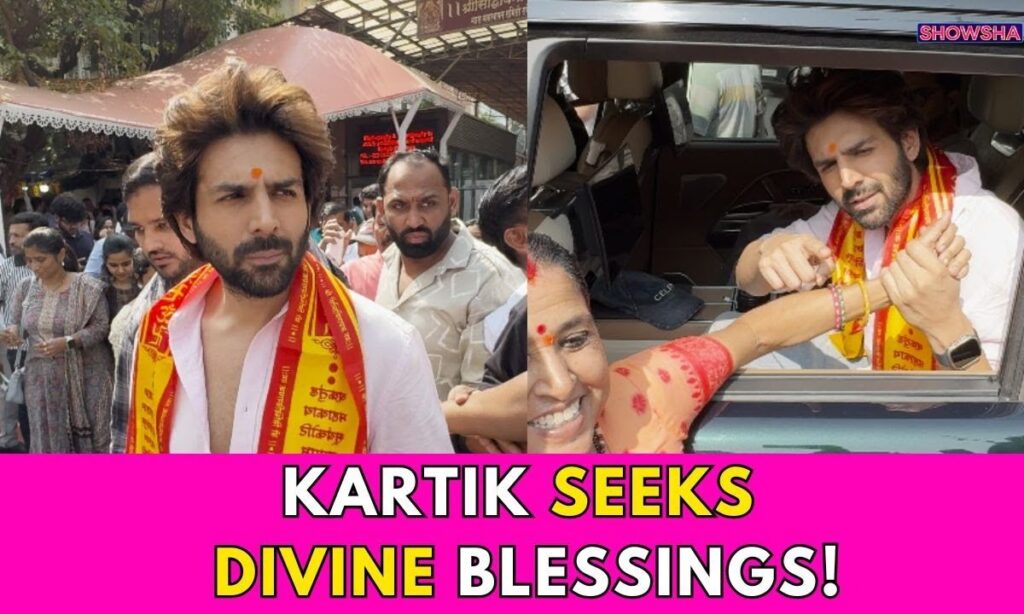 Kartik Aaryan Visits Siddhivinayak Temple, Shares Cute Moments With Fans | WATCH