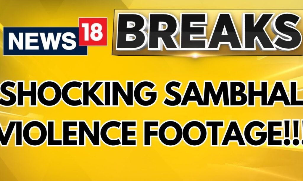 Sambhal Violence: New Video Evidence Show Women Pelting Stones At Police | Uttar Pradesh | News18