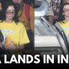 Dua Lipa Arrives In Mumbai For Her Concert, Paps Give Her A Warm Welcome | WATCH