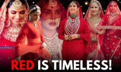 Red Bridal Trousseau Inspired By Priyanka, Nayanthara, Aditi, Katrina, Deepika & Bollywood Brides