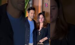 Cute Date Night For Adorable Couple: Varun Dhawan Papped With Wife Natasha | N18S | #shorts