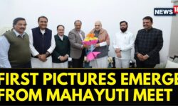 Key Mahayuti Meet At Amit Shah’S Residence; Shinde, Fadnavis, Ajit Pawar Present, Pictures Emerge