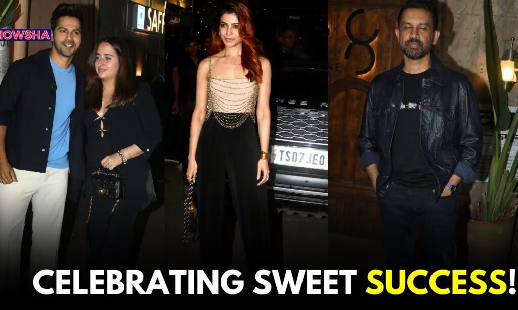 Samantha Ruth Prabhu, Varun Dhawan, Raj & DK Celebrate The Success Of Citadel: Honey Bunny Together