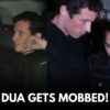 Dua Lipa & Her Boyfriend Callum Turner Get Mobbed As They Step Out For Dinner Date In Mumbai | WATCH