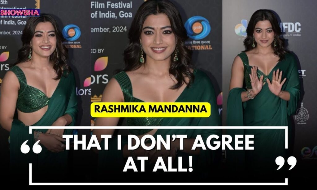 Rashmika Mandanna Refutes Rumours That She Is The Costliest Actor After 'Pusha 2: The Rule' At IFFI