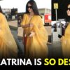 Katrina Kaif Gives Off Quintessential 'Traditional Bahu' Vibes In Yellow Salwar Suit | WATCH