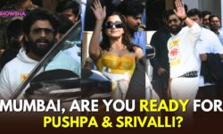 Pushpa 2: The Rule Mega Event | Allu Arjun & Rashmika Mandanna Land In Mumbai Amid Massive Fanfare