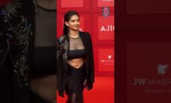 Anushka Sen Opts For Black Bold Look For An Event In The City | Bollywood Fashion | N18S | #viral