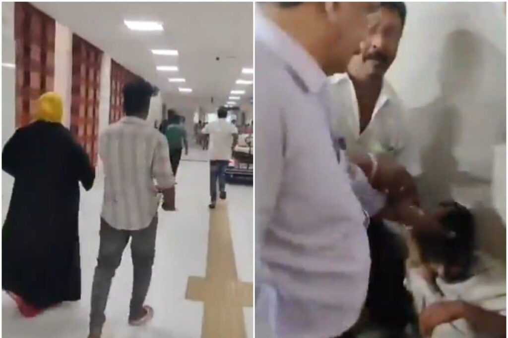 Video Shows Patient's Son Walking Away After Stabbing Chennai Doctor, Thrashed By Staff