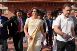 On First Day As MP, Priyanka Gandhi Wore Kasavu Saree, A Piece Of Kerala, To Parliament