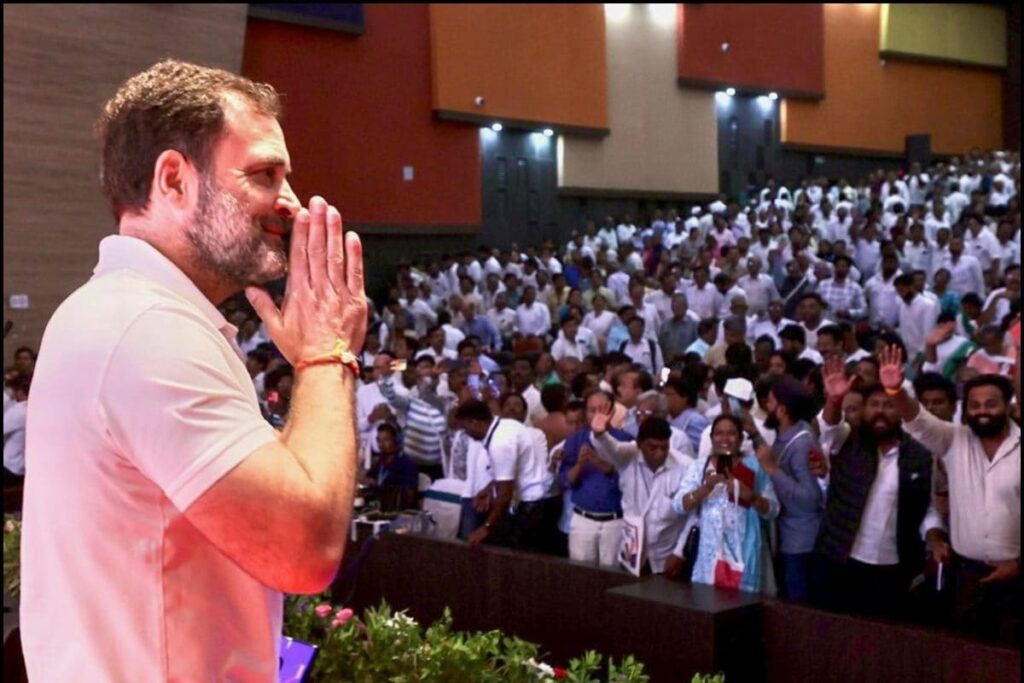 War Of Words Between Congress, BJP Over 'Blank Copies' Of Constitution At Rahul Gandhi’s Event