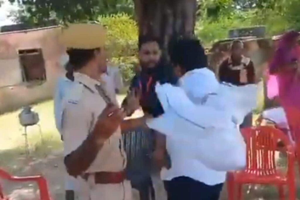 Video: Independent Candidate Slaps Sub-Divisional Officer During Rajasthan Bypoll