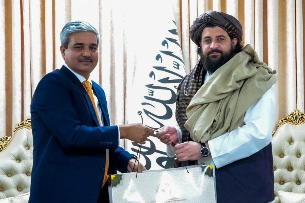 Indian Officials Holds First-Ever Talks With Taliban’s Acting Defence Minister In Kabul