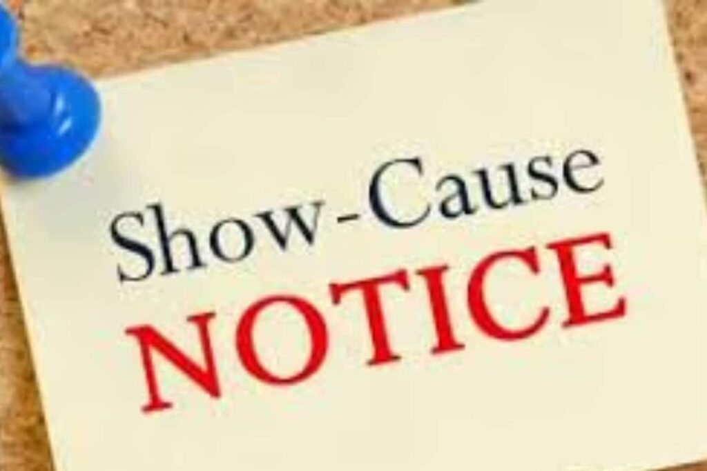 Official Issued Notice For Laughing During Public Hearing In MP's Chhatarpur