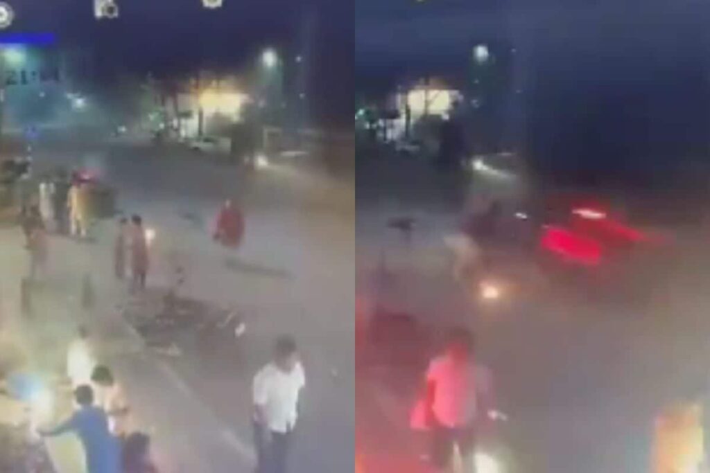 Bursting Crackers On Road, Pune Man Dies After Being Hit By Speeding Car | Video