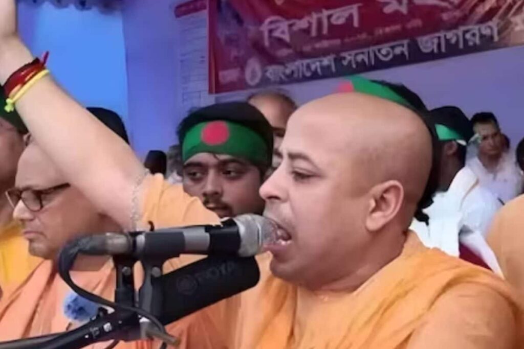 'Safeguard Hindus': India Calls Out Bangladesh Over Monk Chinmoy Prabhu's Arrest